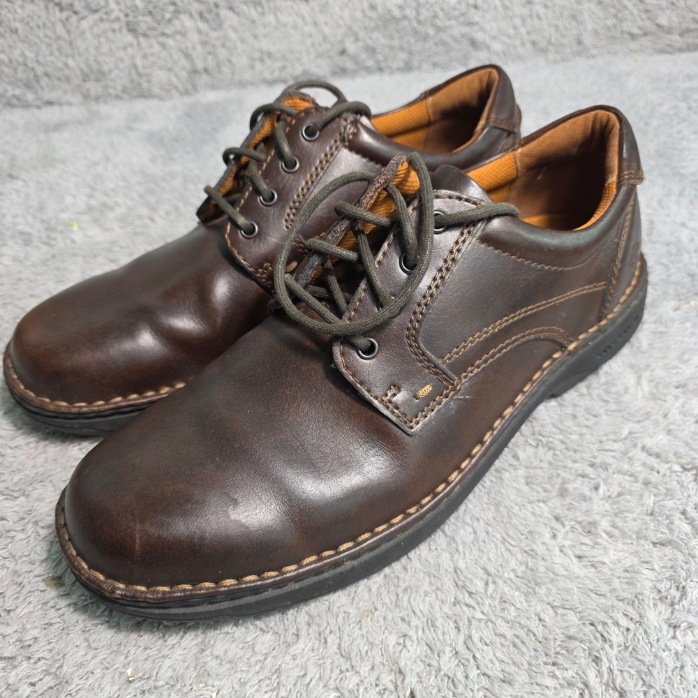 Streetcars Sedona Oxford Brown Leather Lace Up Mens 11.5 M Excellent